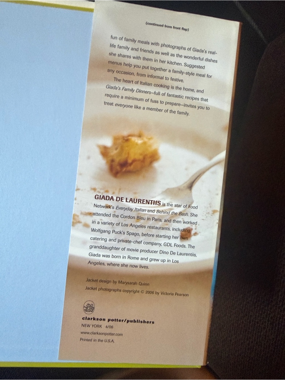 Giada's Family Dinners Cookbook - - Picture 4 of 6